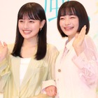 上坂樹里、朝ドラヒロイン抜擢に涙…“もうひとりの主人公”三上愛は「楽しみましょうね」と笑顔 画像