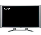 シャープ、フルHDパネル搭載の57/37V型液晶テレビ「AQUOS」 画像