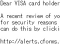 VISAをかたるフィッシングメールに注意〜フィッシング対策協議会 画像