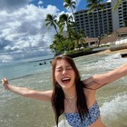 内田理央、ハワイで久々のビキニ姿もはしゃぎすぎてハプニング 画像