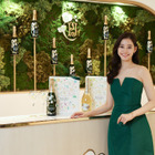 新木優子、エレガントなロングドレス姿を披露！「利きシャンパン」挑戦で見事成功 画像