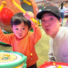 おばたのお兄さん、2歳息子と初めてテレビ