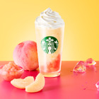 スターバックス、18日より「My フルーツ3 フラペチーノ」に“完熟白桃”が追加！ 画像