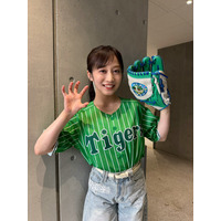 元NMB48・川上千尋、始球式で「1番いい投球ができました」 画像