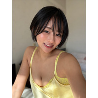 バスケ女子・すみぽん、イエローのキャミソール姿を大胆披露！「綺麗で美しいです」の声 画像