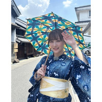 SKE48・鎌田菜月、今年初の浴衣姿に「和装が似合う」「めっちゃ浴衣美人」の声 画像