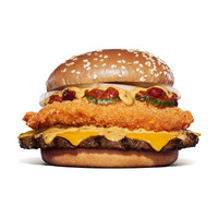 バーガーキング、ガーリックマヨソースを使った新作大型バーガーを3日より発売！ 画像