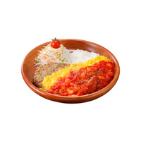 びっくりドンキー、夏限定「トマト弾けるハンバーグ」登場！エビフライを乗せた新作も 画像