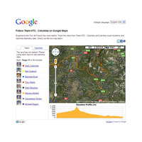 Googleがツール・ド・フランス出場選手をリアルタイムで追跡 画像