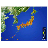 日本列島は猛暑を通り越して“酷暑”中～東京は36度、前橋では38度の予想 画像