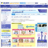 高齢者の安否をメールで連絡、ALSOK「見守り情報配信サービス」 画像