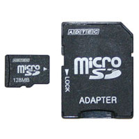 アドテック、完全防水を実現した64・128MバイトのmicroSDカードを発売 画像