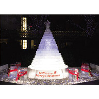 キヤノン、六本木ヒルズに氷のクリスマスツリーを展示　23日・24日の2日間 画像