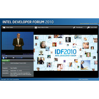 インテル、「IDF 2010」基調講演動画、講演テキストを公開 画像