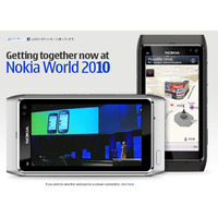 ノキア、「Nokia World 2010」開催！ライブ配信中 画像