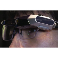 網膜に直接映像を投影するメガネ型シースルーディスプレー 画像