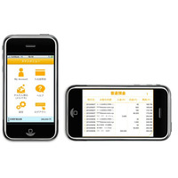 楽天銀行、振込機能を備えたiPhoneアプリ 画像