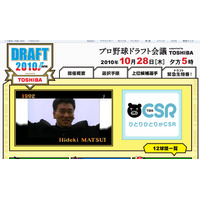 早大・斎藤佑樹らの「運命の日」……プロ野球ドラフト会議、ネットでは？ 画像