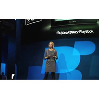 【CES 2011：動画】RIM、「BlackBerry PlayBook」をずらり展示 画像