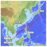 富士通とNEC、大型光海底ケーブルプロジェクト「Asia Submarine-cable Express」を受注 画像