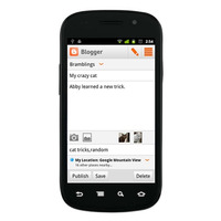 Google、ブロガーのためのAndroidアプリ「Blogger」を公開 画像