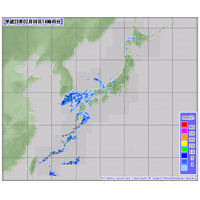 今夜関東でも雪の予報……南部の平野部でも積雪の可能性も 画像