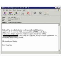 ムバラク前大統領の弁護士を装った詐欺メールが登場……メッセージラボ、サイバー攻撃を確認 画像