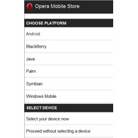 Opera、モバイルアプリストア「Opera Mobile Store」を開設 画像