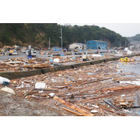 【地震】被災地の証言…田代島 電柱の一番上で津波に耐えた 画像