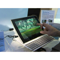 【COMPUTEX TAIPEI 2011（Vol.11）：動画】スライド式キーボードでノートにもなるタブレット「Eee Pad Slider」 画像