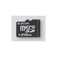 エレコム、256MBの超小型microSDメモリカードを発売 画像