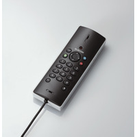 エレコム、薄型軽量で多彩な機能を備えたUSB Skypeハンドセット「MS-PH99UBK」を発売 画像