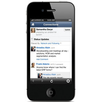 IBM、業務用ソーシャルアプリ「IBM Connections」のモバイル端末版を配信開始  画像