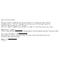 MasterCardを騙るフィッシング詐欺、日本語サイトが稼働中 画像