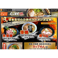 カップ麺化されるラーメンがWeb投票で決定！ 画像