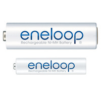 三洋、充電池「eneloop」（エネループ）の新モデル……5年の長期保存でもバッテリ残存70％に性能向上 画像