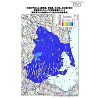 文部科学省、東日本全域の放射性セシウム分布マップを公開 画像