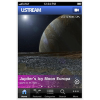 Ustream、iPhone/iPad向けアプリをアップデート……保存動画アップロードなどに対応 画像