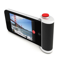 iPhone 4/4Sに装着してデジカメ感覚でシャッターが押せるカメラグリップ 画像