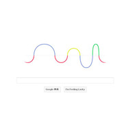 今日の“Googleロゴ”は周波数示すアニメ、ハインリヒ・ヘルツの生誕記念  画像