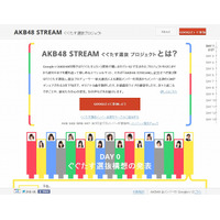 AKB48、スペシャルサイト「AKB48 STREAM」を開設……“ぐぐたす選抜”の歴史が一目瞭然 画像