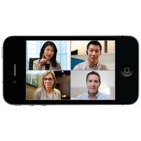 ポリコム、iPhone 4S向けにビデオ会議システム対応アプリを提供  画像