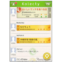 気になるスポットを共有できるiPhoneアプリ「コレクティ」……ナビタイムジャパン  画像
