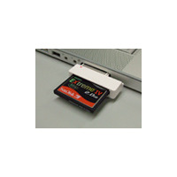 インターファームテクノロジー、最大30MB/秒のCF/MD専用高速ExpressCardアダプタ 画像