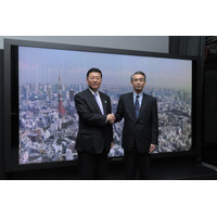 NHKとパナソニック、145型スーパーハイビジョン用プラズマディスプレイを開発！……世界初の自発光型SHVディスプレイ 画像