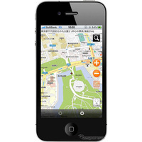 地図マピオン、iPhoneアプリ…軽快なスクロール 画像