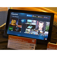 【COMPUTEX TAIPEI 2012 Vol.20】CyberLink、Windows 8の動画再生を強化する「PowerDVD Metro」などをデモ 画像