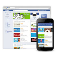 Facebook、モバイルアプリを集めた「App Center」を正式にスタート 画像