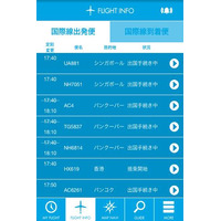 成田国際空港アプリ……搭乗カウントダウンや館内AR ナビなど 画像