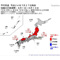 異常天候早期警戒情報　気象庁 画像